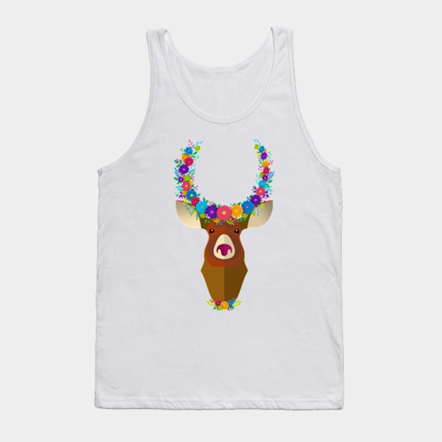 Stag (Gerald) Tank Top by Avalinart